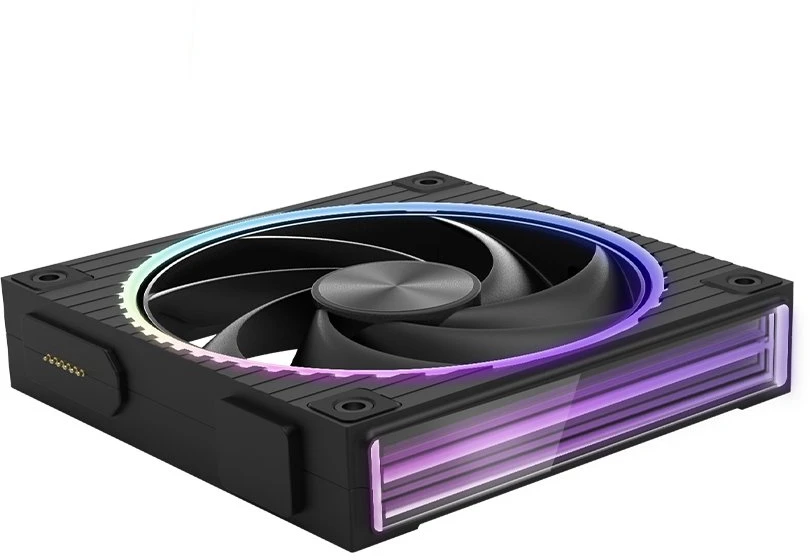 Zalman ZM-DF120 120mm Daisy Chain Fan, PWM, 2300RPM, Juodas