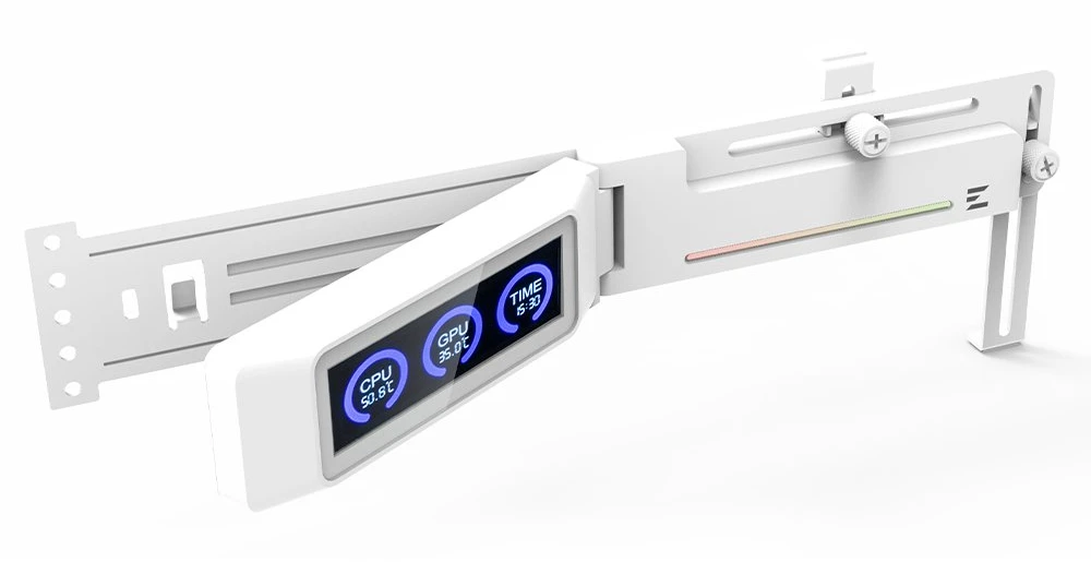 Zalman ZM-VS3 DS, GPU Holder, Baltas