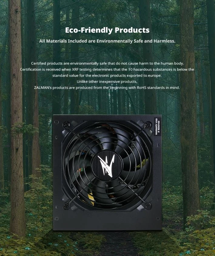 Zalman MegaMax 600W maitinimo šaltinis (ZM600-TXII)