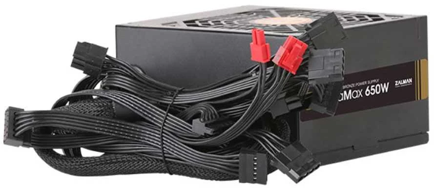 Zalman ZM650-GVII maitinimo blokas 650 W 20+4 pin ATX ATX Juoda