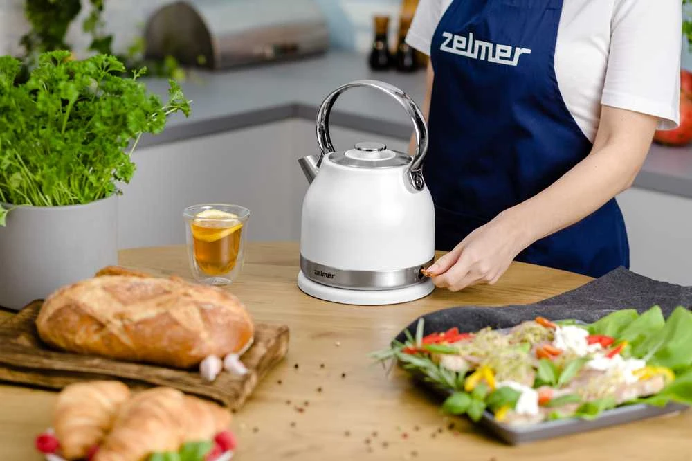 Virdulys - Zelmer ZCK7940 1,5 L 2200 W Nerūdijančio Plieno, Baltas