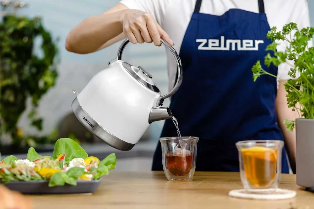 Virdulys - Zelmer ZCK7940 1,5 L 2200 W Nerūdijančio Plieno, Baltas
