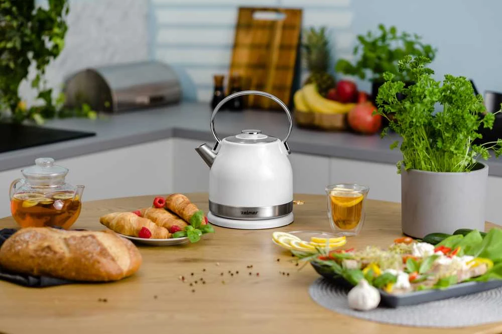 Virdulys - Zelmer ZCK7940 1,5 L 2200 W Nerūdijančio Plieno, Baltas