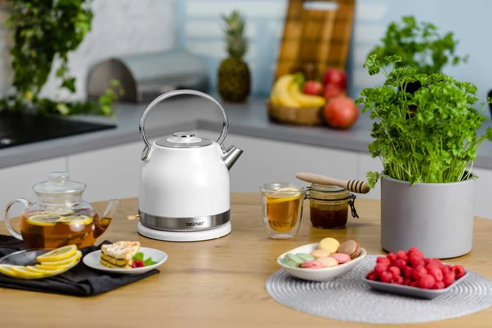 Virdulys - Zelmer ZCK7940 1,5 L 2200 W Nerūdijančio Plieno, Baltas