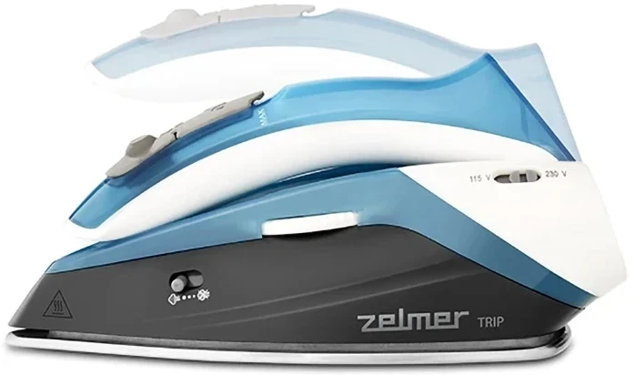Zelmer ZIR0500 Dry & Garų lygintuvas Stainless Steel soleplate 1100 W Juodas, Mėlyna, Baltas