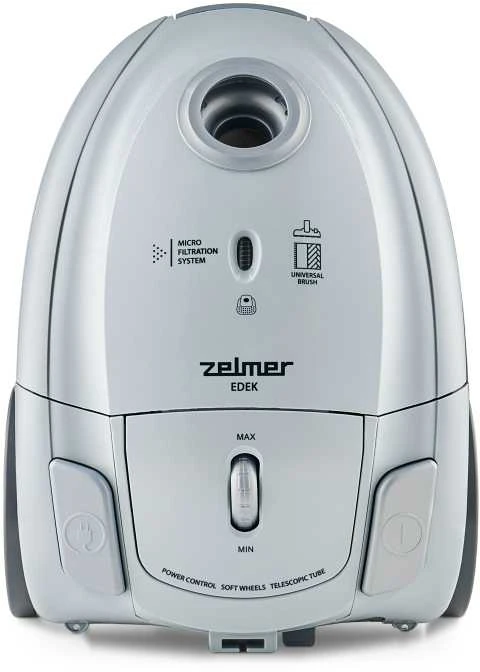 Zelmer Dulkių Siurblys - Edek ZVC251 800W Su Maišeliu Baltas Pilkas
