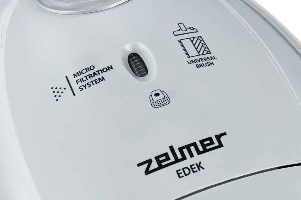 Zelmer Dulkių Siurblys - Edek ZVC251 800W Su Maišeliu Baltas Pilkas
