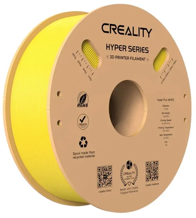 Creality Hyper PLA - 1.75mm - 1kg - Geltona