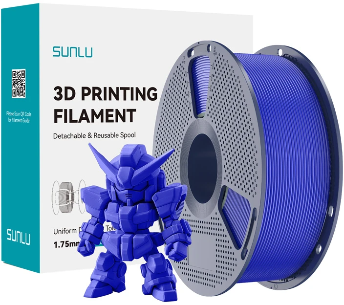 Sunlu PLA+ 2.0 Filament (Light Mėlyna)