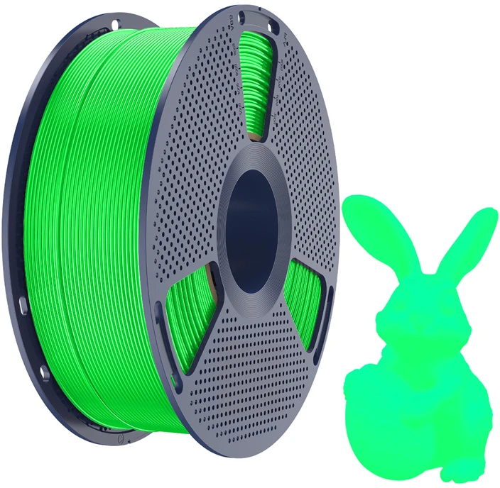 Filament Sunlu PLA Glow In The Dark (žalia)