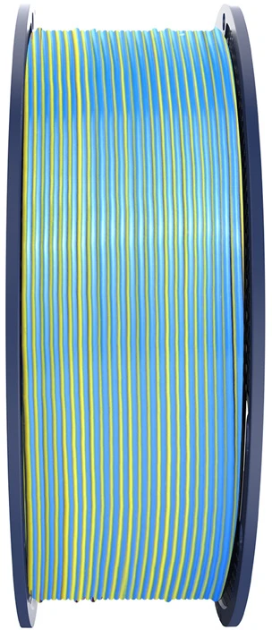 Sunlu PLA+ Silk Forth-Color Filament (mėlynas-violetinė-oranžinis-yellow)