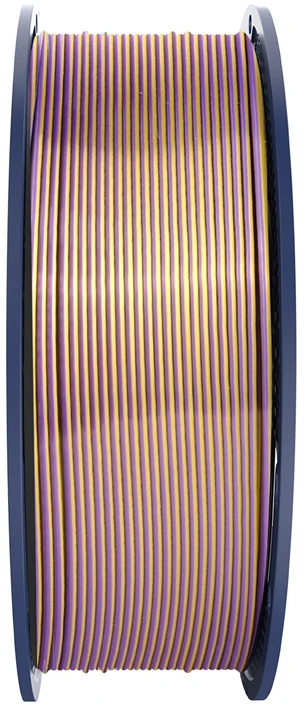 Sunlu PLA+ Silk Forth-Color Filament (mėlynas-violetinė-red-auksinis)