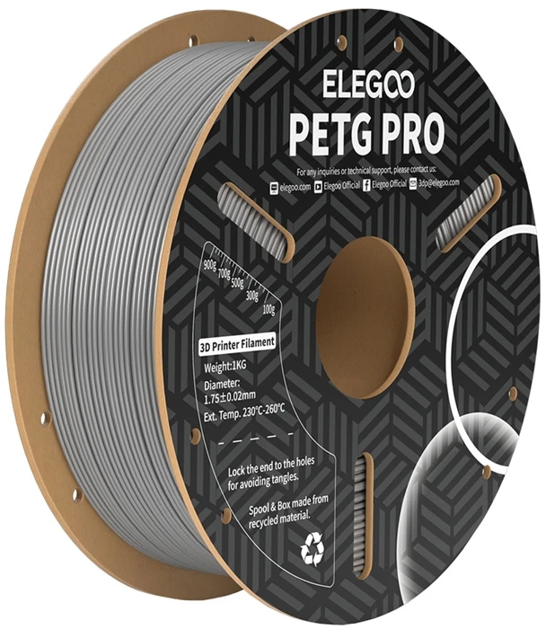 ELEGOO PETG Pro filamentas (pilkas)