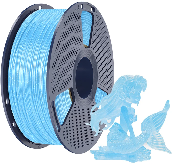 SUNLU PLA Filament (Shiny Mėlyna)
