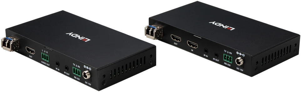 A/V Pailgintuvas - Lindy 5km Pluošto Optinis HDMI 4K60 KVM USB 2.0, RS-232 & IR