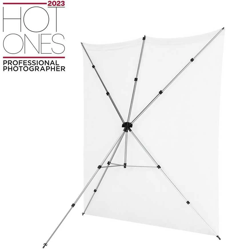 Clinique „Acme United Corporation“ Fonas – „WESTCOTT X-Drop Pro 8' x 13'“ raukšlėms atsparus aliuminio stovas