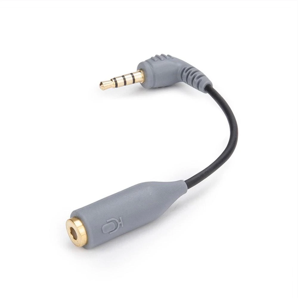 BOYA BY-CIP2 garso adapteris su 90 laipsnių kampo jungtimi