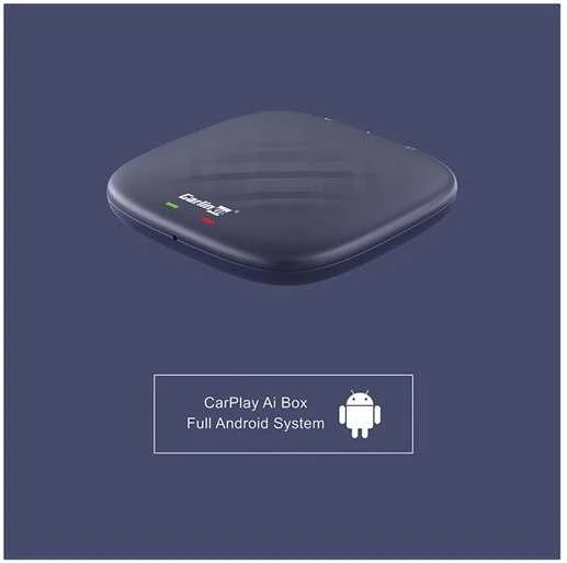 CARLINKIT belaidis adapteris su „Android 13“ – 8 GB + 128 GB originaliems automobilių radijams su „CarPlay“ mėlynas