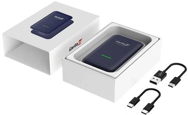 Carlinkit CarPlay bevielis adapteris iPhone ir Android telefonams CP2A
