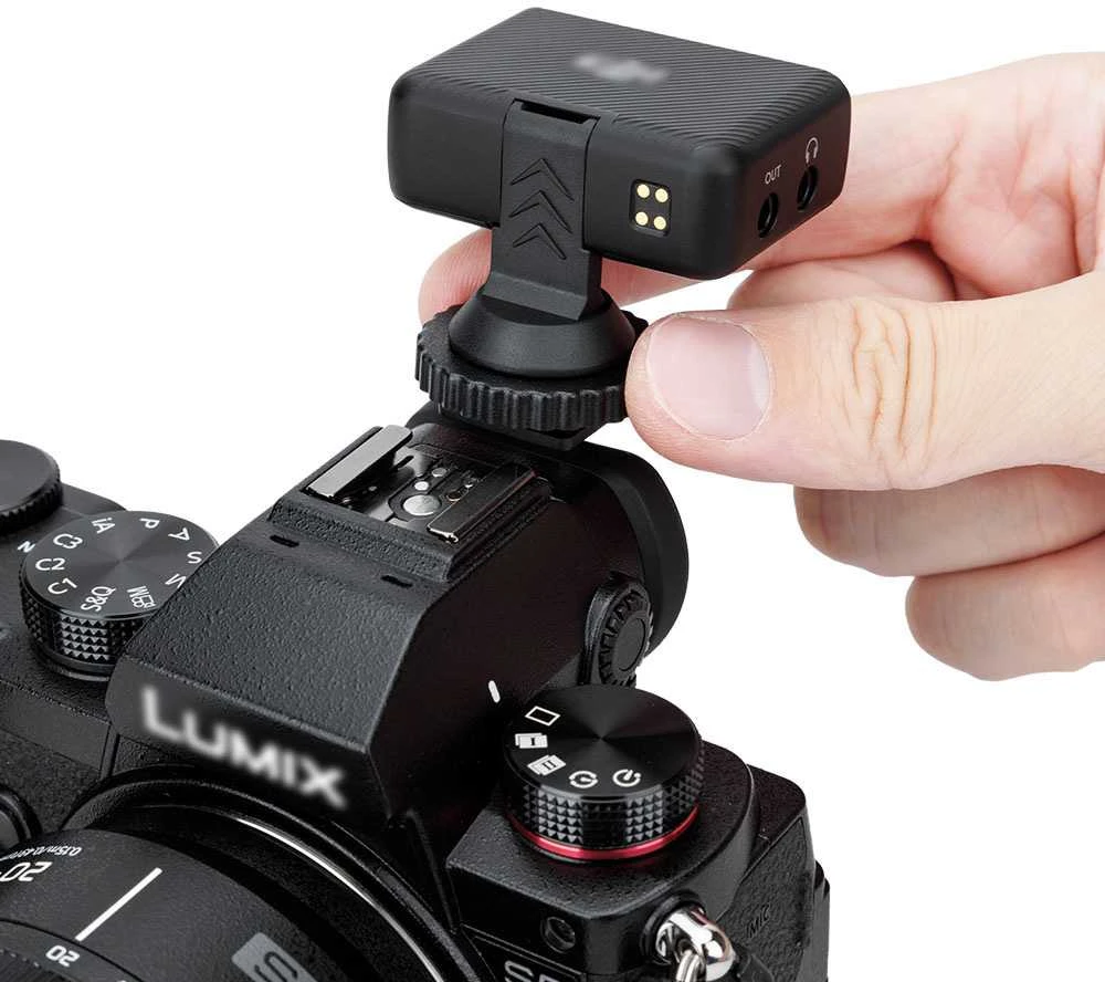 Adapteris - JJC HC DM1 šalto batų adapteris DJI Mic, 1/4" varžto anga, ABS