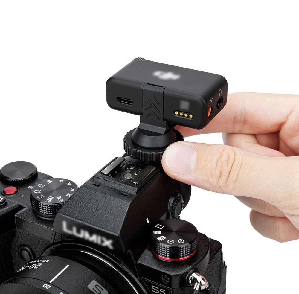 Adapteris - JJC HC DM2 šalto batų adapteris DJI Mic 2, 1/4" varžto anga
