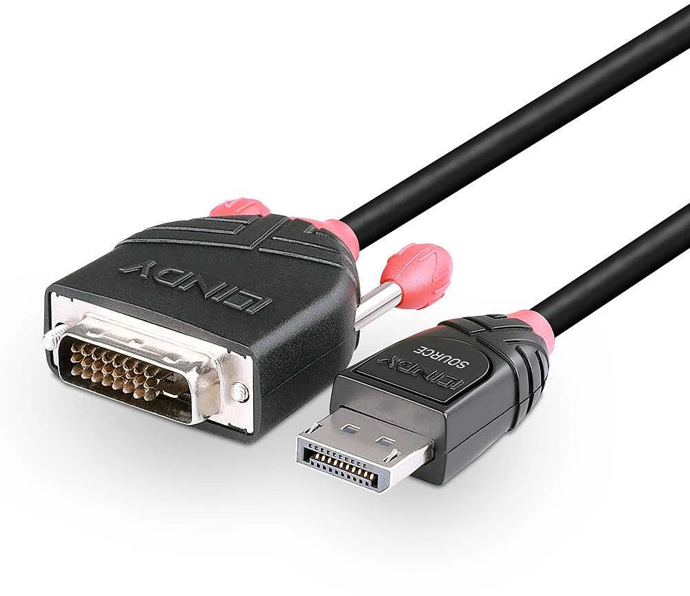 Lindy DisplayPort - DVI M/M 2m juodas