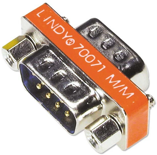 Adapteris - Lindy Mini DE-9 M/M Lyties Keitiklis