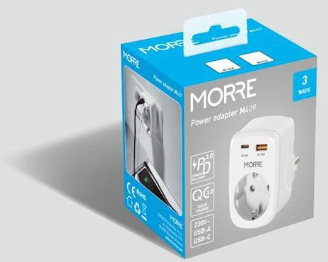 Tiross MORRE USB/USB-C MAITINIMO ADAPTERIS