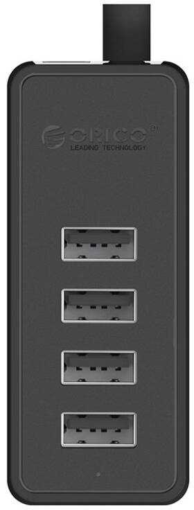 Orico Hub USB-A 4xUSB-A 2.0 – juodas