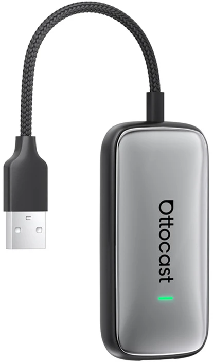 Adapteris - Ottocast Play2Video Plus belaidis CarPlay/Android Auto adapteris
