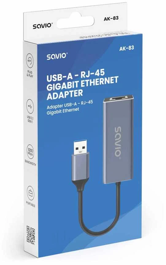 Savio AK-83 sąsajos plokštės/adapteris RJ-45