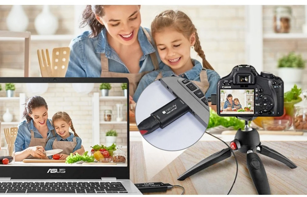 TECHLY vaizdo įrašymo kortelė 1080P HDMI nešiojama