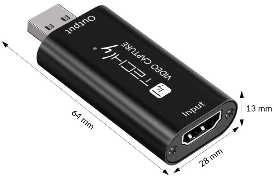 TECHLY vaizdo įrašymo kortelė 1080P HDMI nešiojama