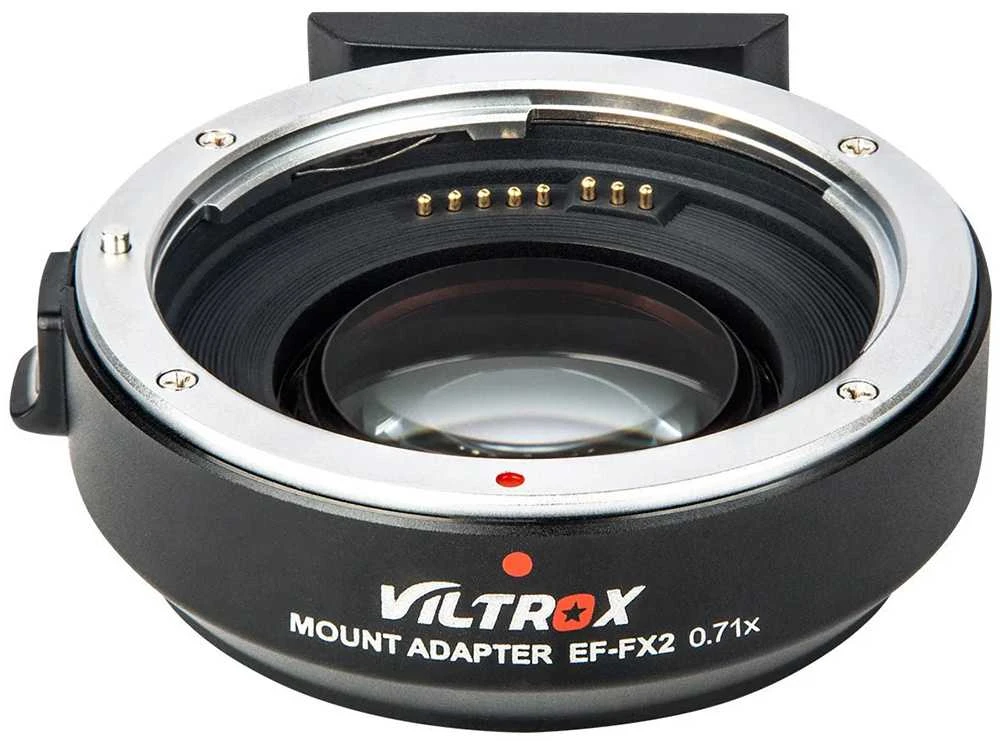 Adapteris - Viltrox EF FX2 Pro (Canon EF to Fuji X, manual aperture, autofocus)
