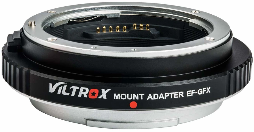 Adapteris - Viltrox EF-GFX II žiedinis adapteris (Canon EF į Fujifilm GFX, patvarus)