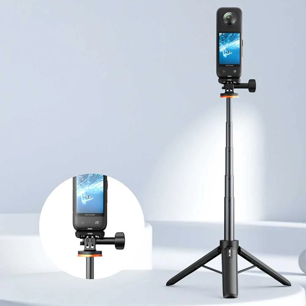 Adapteris - VRIG AC18 Insta360 X4 1/4" Thread Aliuminio
