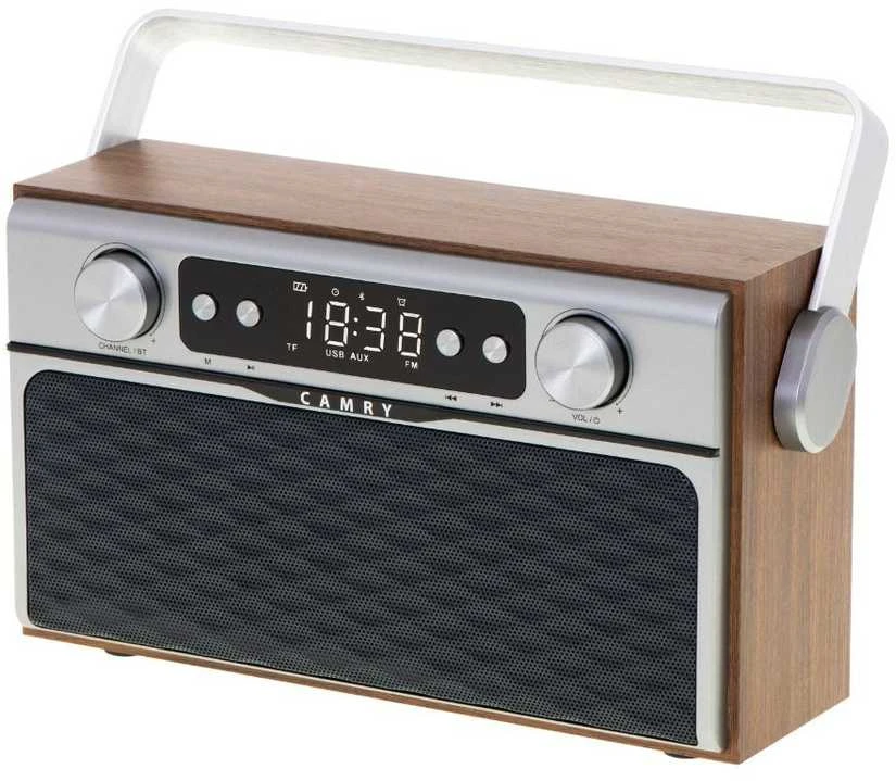 Radijas su Bluetooth Camry CR-1183, Rudos spalvos