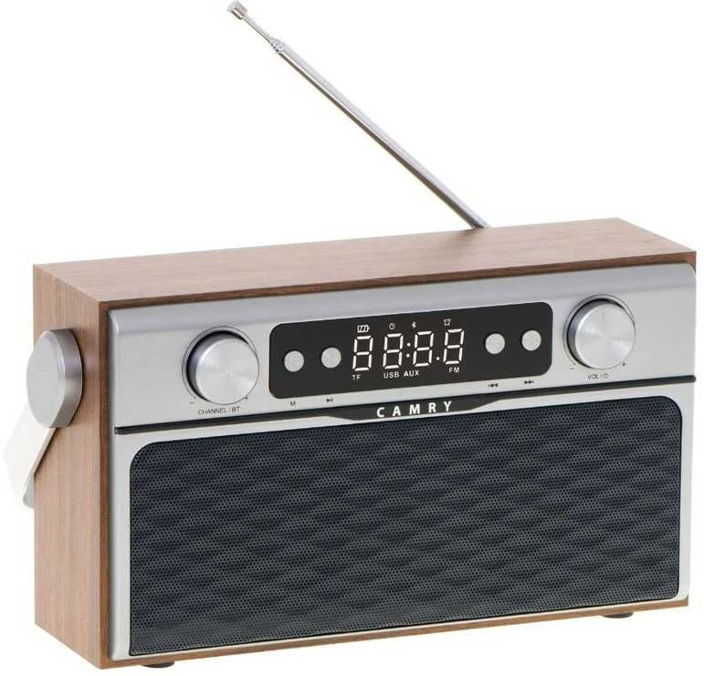 Radijas su Bluetooth Camry CR-1183, Rudos spalvos