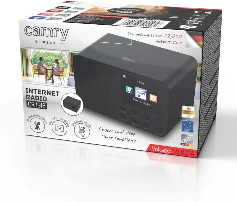 Adler Radijas CAMRY CR 1918 su Wi-Fi