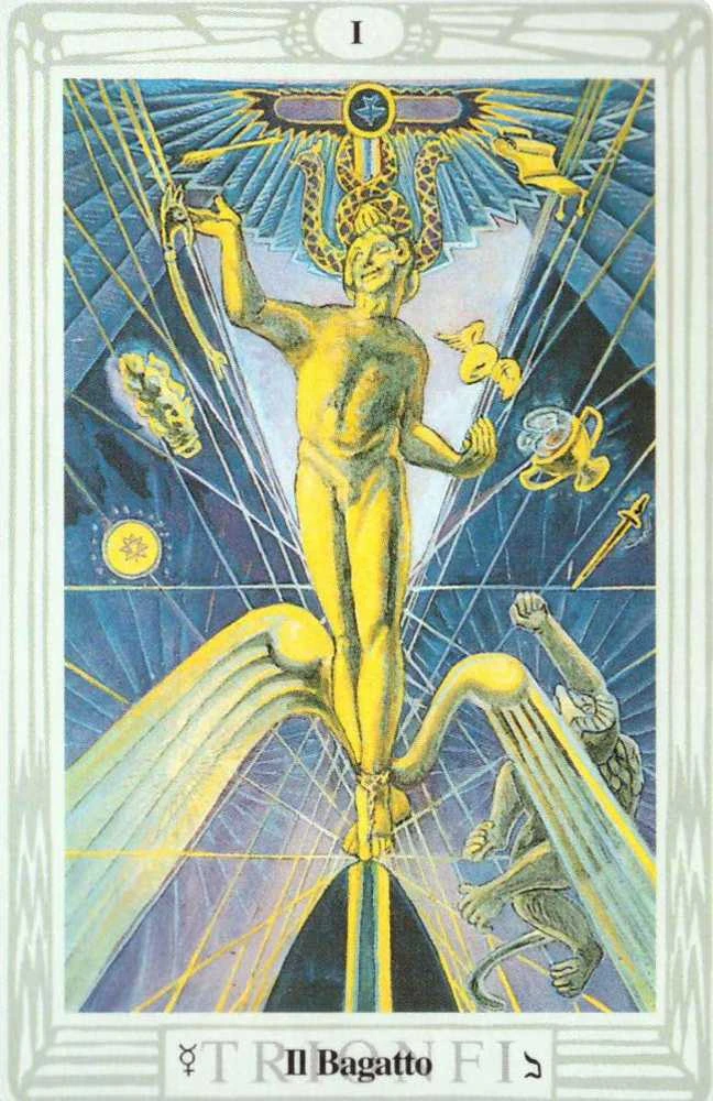 AGM Aleister Crowley Thoth Tarot Pocket Version Italian Edition Kortos