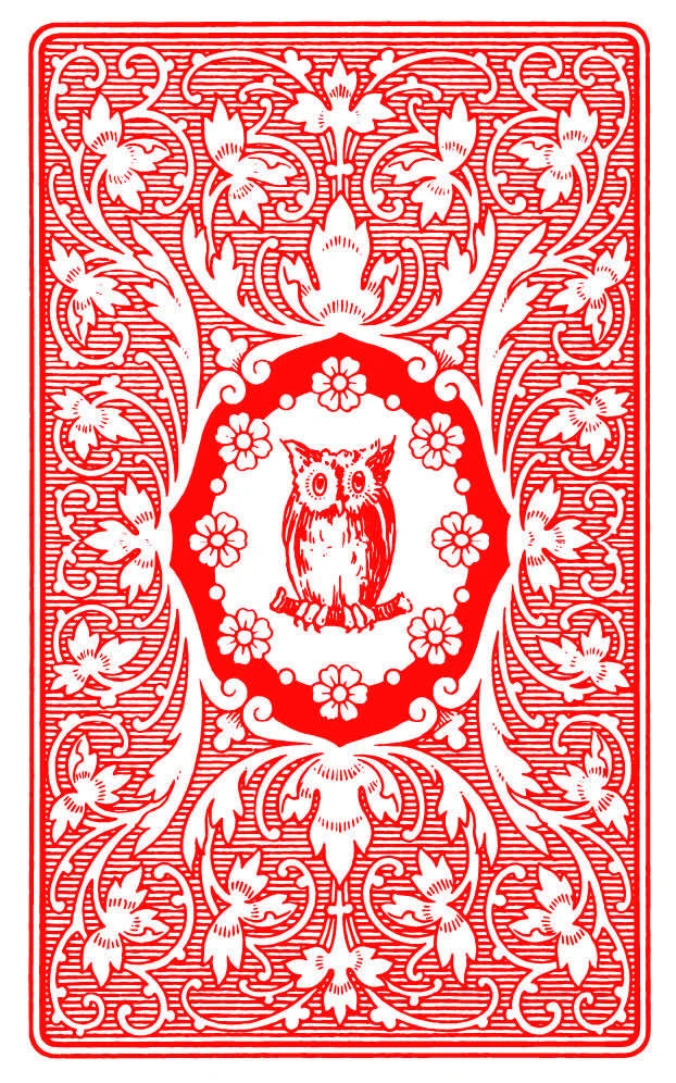 AGM Raudona Owl Taro Kortos