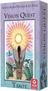 AGM Taro kortų rinkinys - Vision Quest Tarot 78 Kortos 7.5x12.5 cm 278 g
