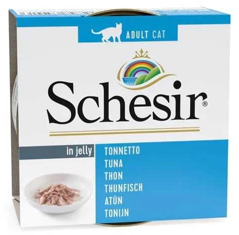 Agras Pet Foods Drėgnas Kačių Maistas - Schesir Želė Su Tunu 85 g