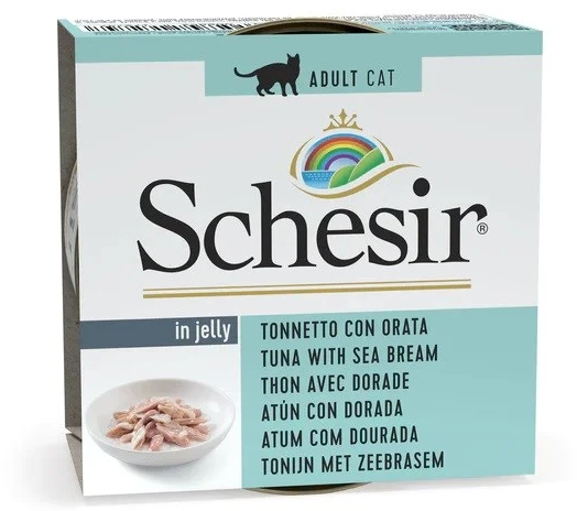 SCHESIR želė Tunas su karšiais - šlapias kačių maistas - 85 g