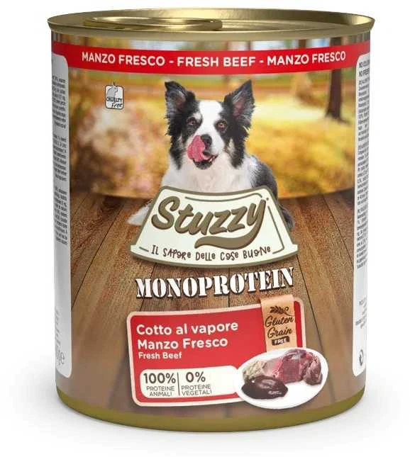 STUZZY Monoprotein jautiena - wet dog food - 800g