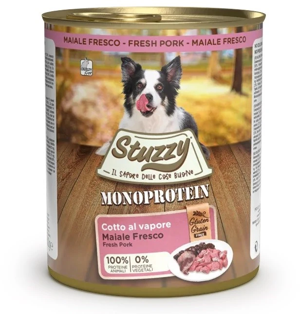 STUZZY Monoprotein Pork - wet dog food - 800g