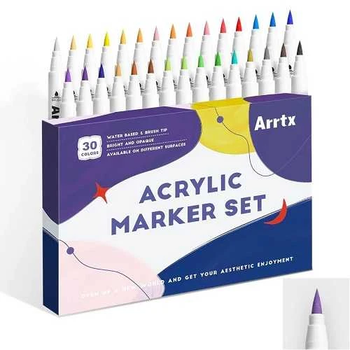Akriliniai markeriai - flomasteriai ARRTX 30B, 30 spalvų