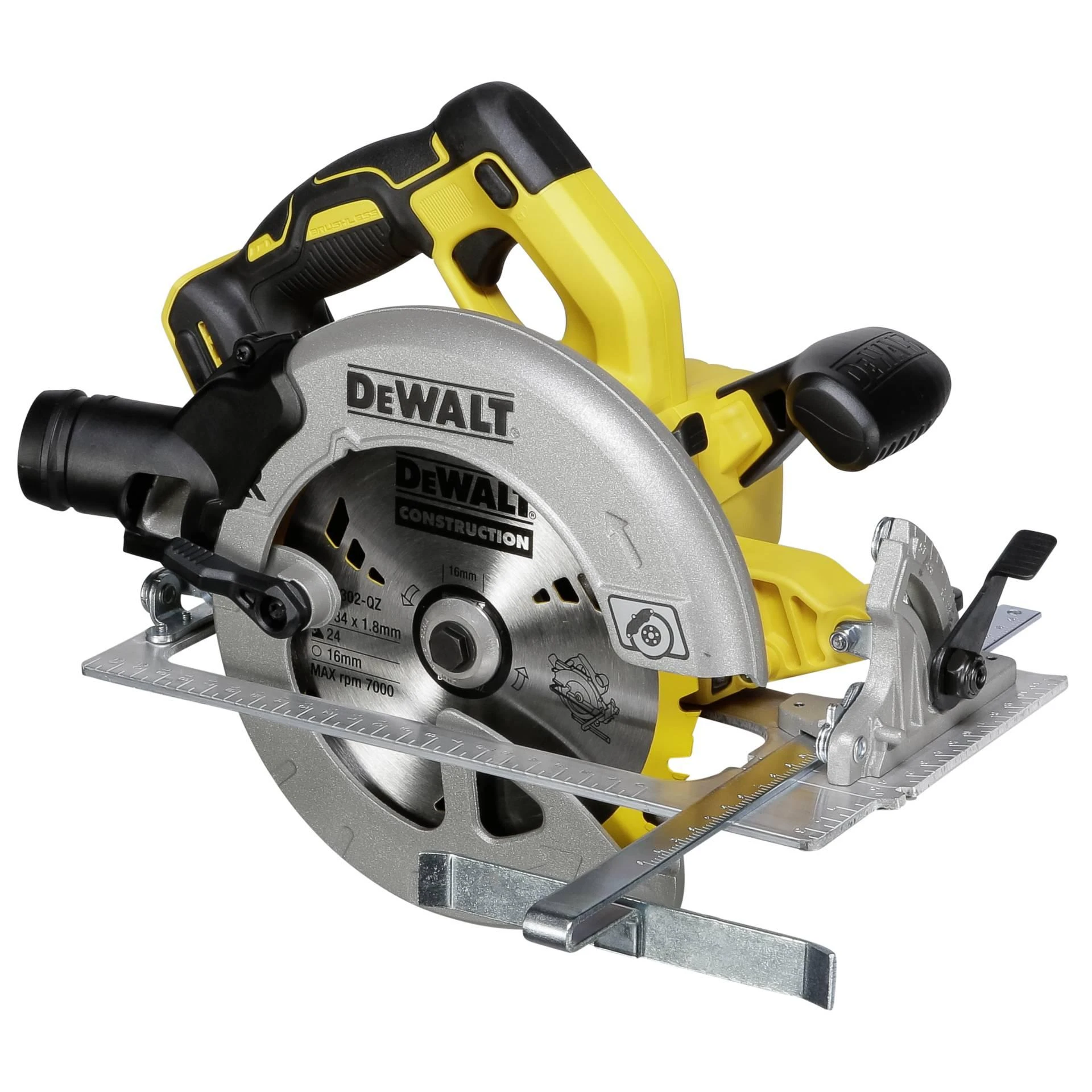 DeWALT diskinis pjūklas DCS570NT 18V be akumuliatoriaus ir kroviklio, TSTAK