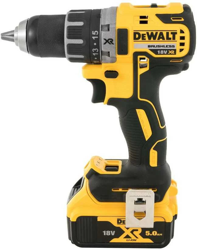 DeWALT akumuliatorinis suktuvas gręžtuvas DCD791P2, 18V, 70Nm, 2x5.0Ah