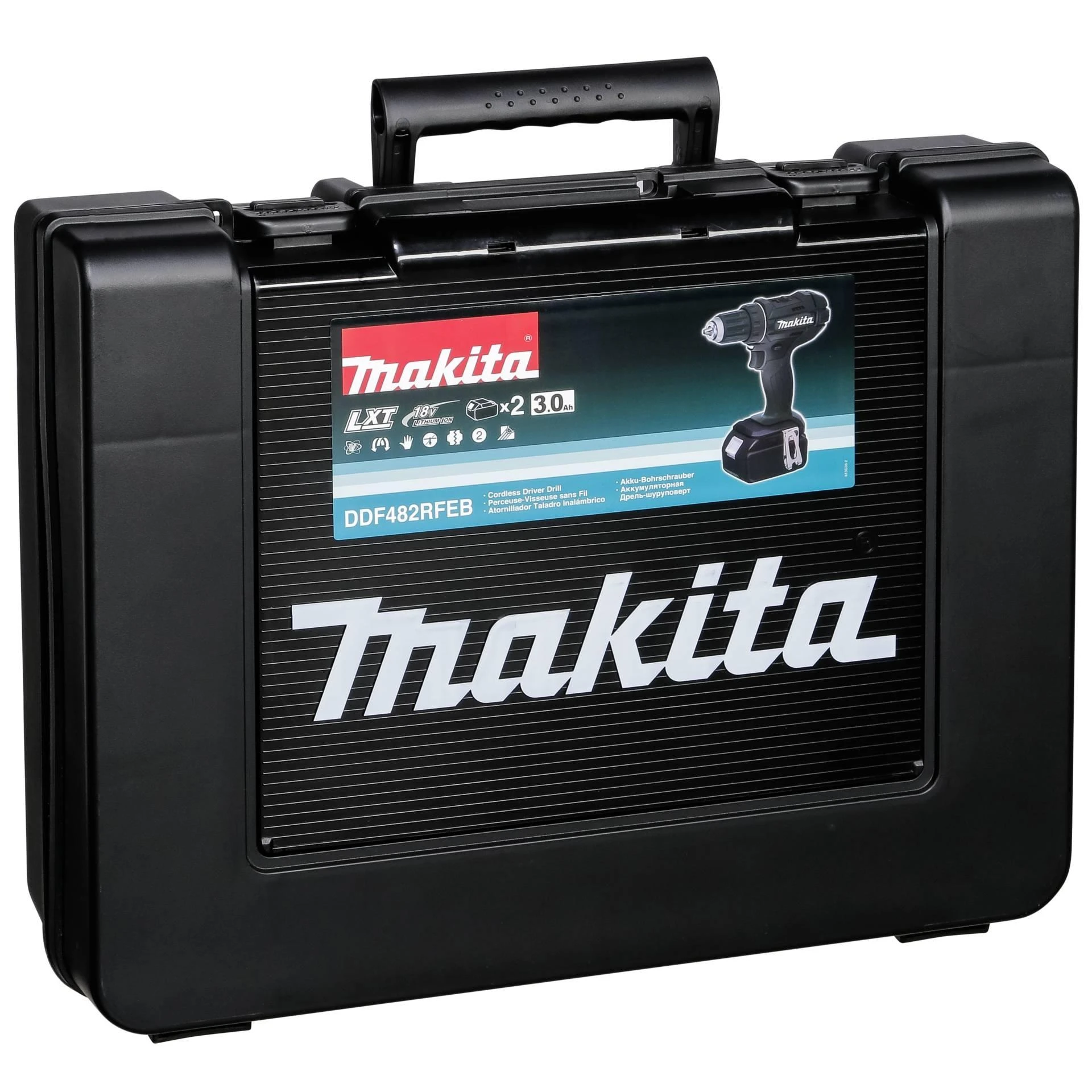 Akumuliatorinis gręžtuvas-suktuvas Makita DDF482RFEB
